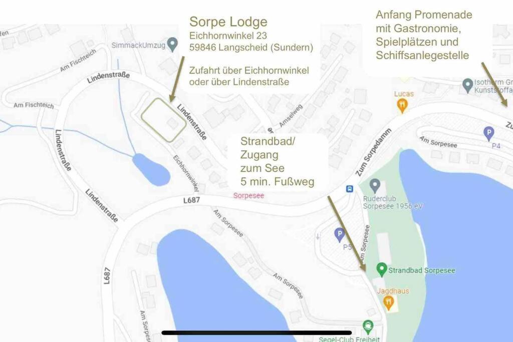 Sorpe Lodge - Entspannte Urlaubstage Am See! Langscheid  Zewnętrze zdjęcie